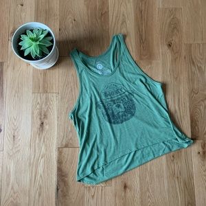 Green Smokey The Bear Tank